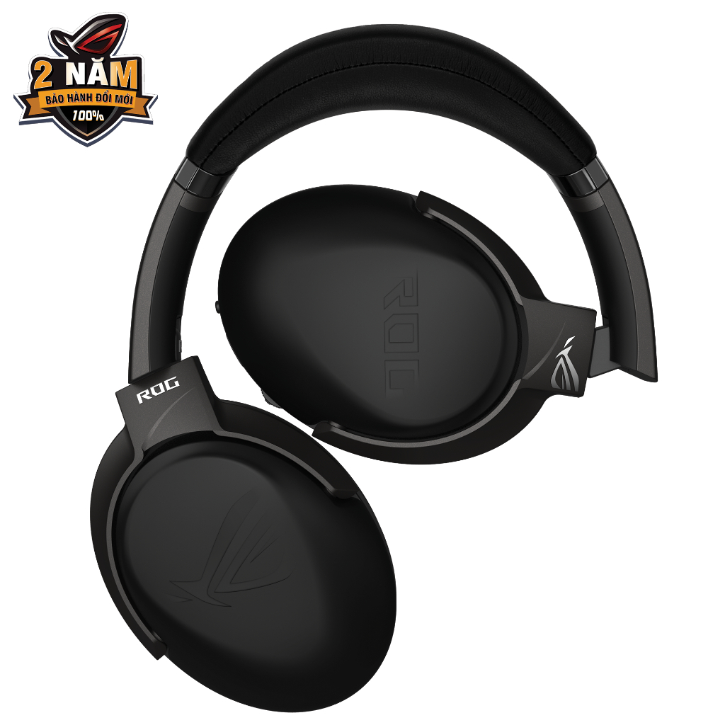 Tai nghe gaming không dây ASUS ROG STRIX GO 2.4 microphone khử tiếng ồn AI Noise-Canceling, âm thanh vòm ảo 7.1