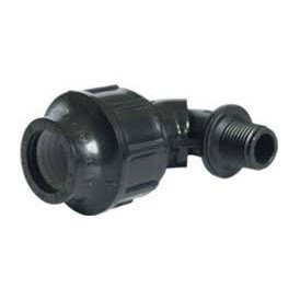 Cút 25 ren ngoài 20 - 25 - 32 hathaco dùng cho ống hdpe
