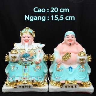 Tượng thần tài thổ địa - xanh lam