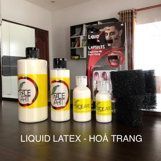 LIQUID LATEX - HÓA TRANG VẾT THƯƠNG - DA GIẢ LÀM VẾT THƯƠNG
