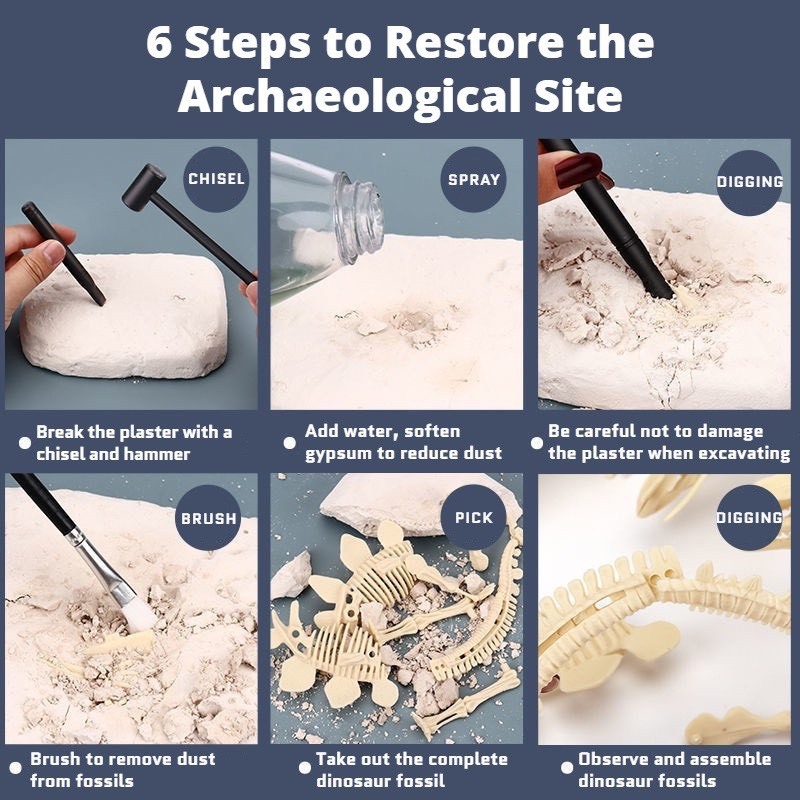 Đồ chơi khai quật khảo cổ thiên văn học khám phá các vì sao, bộ đồ chơi khảo cổ khám phá đại dương thú vị cho các bé