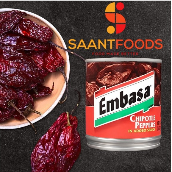 Sốt Chipotle Peppers in Adobo Sauce (Embasa) -198G