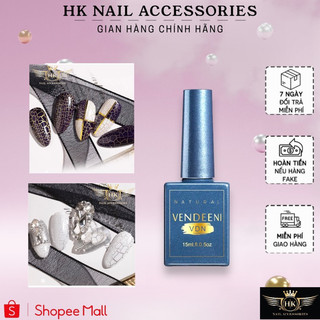 Sơn nứt trắng đen HK NAIL ACCESSORIES - Sơn nứt bán lẻ 15ml