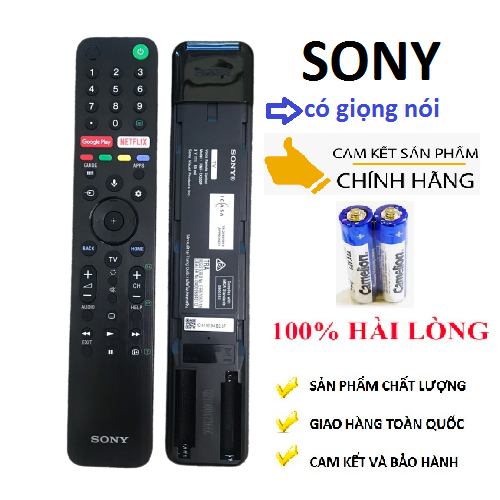 Remote điều khiển tivi sony giọng nói KD8500G,9500G,65ag9, hàng zin theo máy, Bảo hành 12 tháng