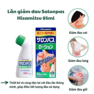 Dầu nóng xoa bóp giảm đau cơ Salonpas Hisamitsu 85ml Nhật Bản
