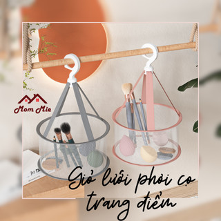 [Đường kính 20cm] Giỏ lưới phơi khô cọ, mút, bông trang điểm dạng treo tiện lợi, nhanh khô và thoát nước tốt - M148