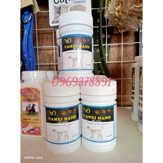 Canxi Nano cho chó mèo - chống hạ bàn, cụp tai chó mèo con 150 viên