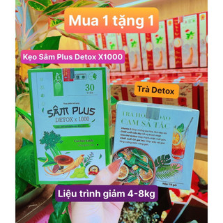 giảm cân Sâm Plus -450( 30 Kẹo +15 Trà )