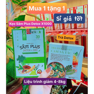 giảm cân Sâm Plus -450( 30 Kẹo +15 Trà )