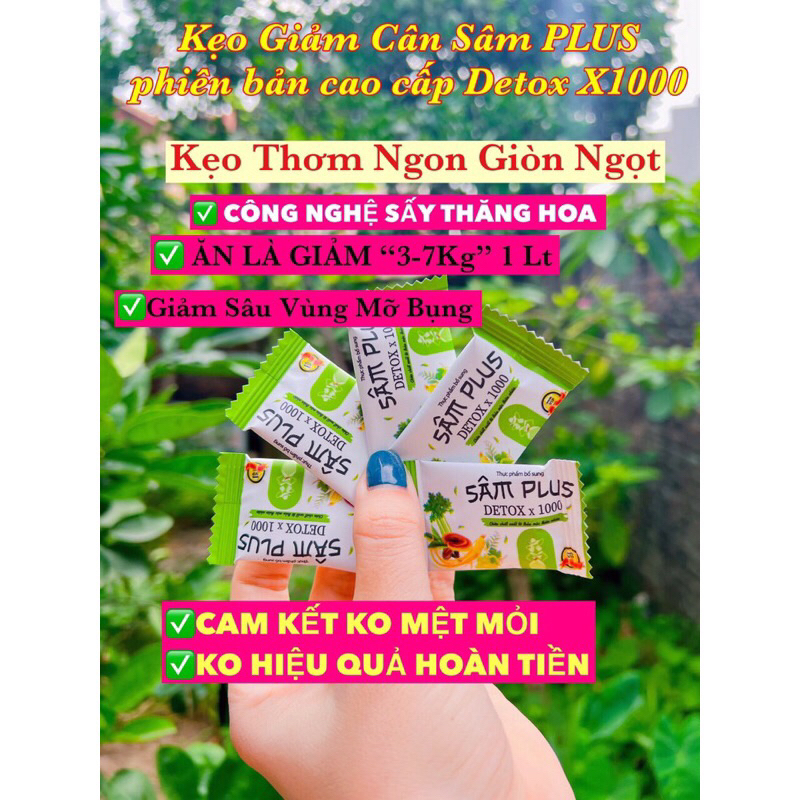 Giảm cân Sâm Plus -kẹo giảm cân Sâm Plus -100k