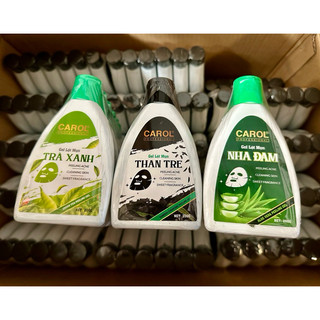  Keo Lột Mụn CaRol than tre nha đam trà xanh #gelhutmun 200g 