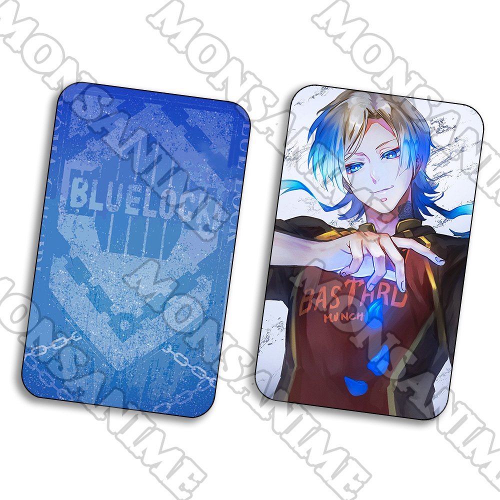 Ảnh card bo góc Michael Kaiser BLUE LOCK thẻ bo viền 5*8cm in hình anime chibi sưu tầm 1 tấm