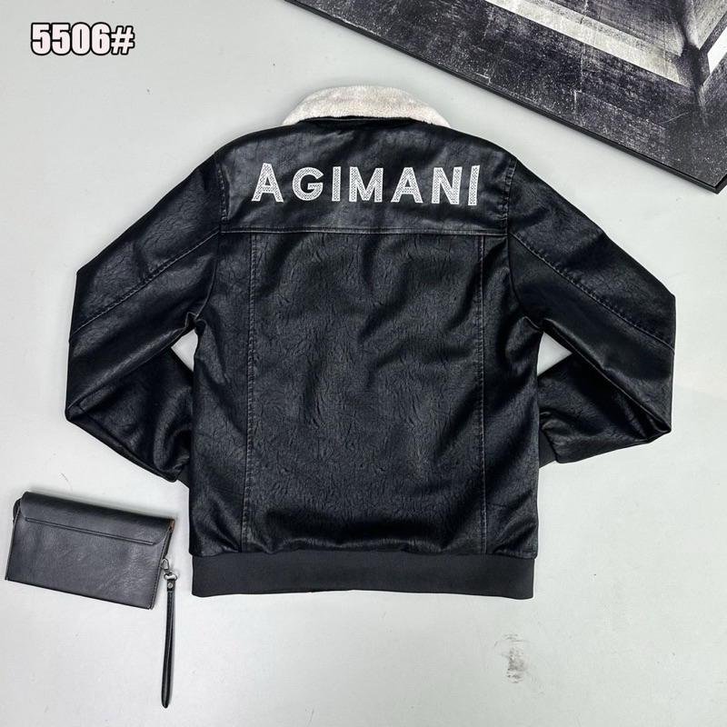 Áo khoác da lộn nhung nam cao cấp mẫu mới nhất 2024