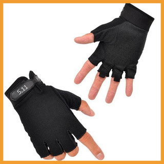 găng tay bao tay xe máy moto biker 511 đen hở ngón