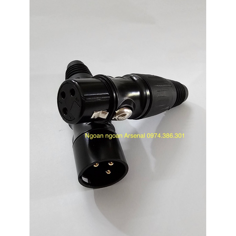 Jack xlr  Canon 3 Pin đực cái nhập khẩu hãng BESK