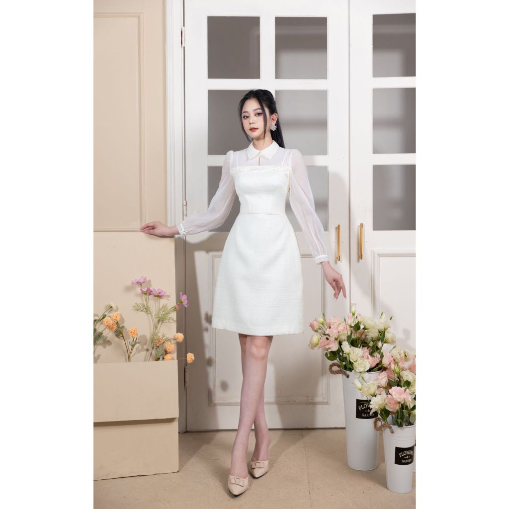 Đầm thiết kế lịch sự nhã nhặn phù hợp đi làm, đi dạo phố Clara Dress by RIMMY