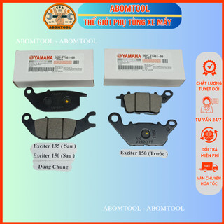 Má phanh đĩa exciter, má phanh đĩa trước exciter150, má đĩa sau ex135-150 chính hãng nissin abomtool