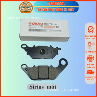 Má phanh đĩa sirius nisin abomtool, má đĩa xe máy sirius/ex135 trước nissin cao cấp