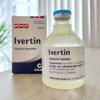 Ivertin Calier loại bỏ ký sinh trùng có xương sống cho cá Koi 100ml