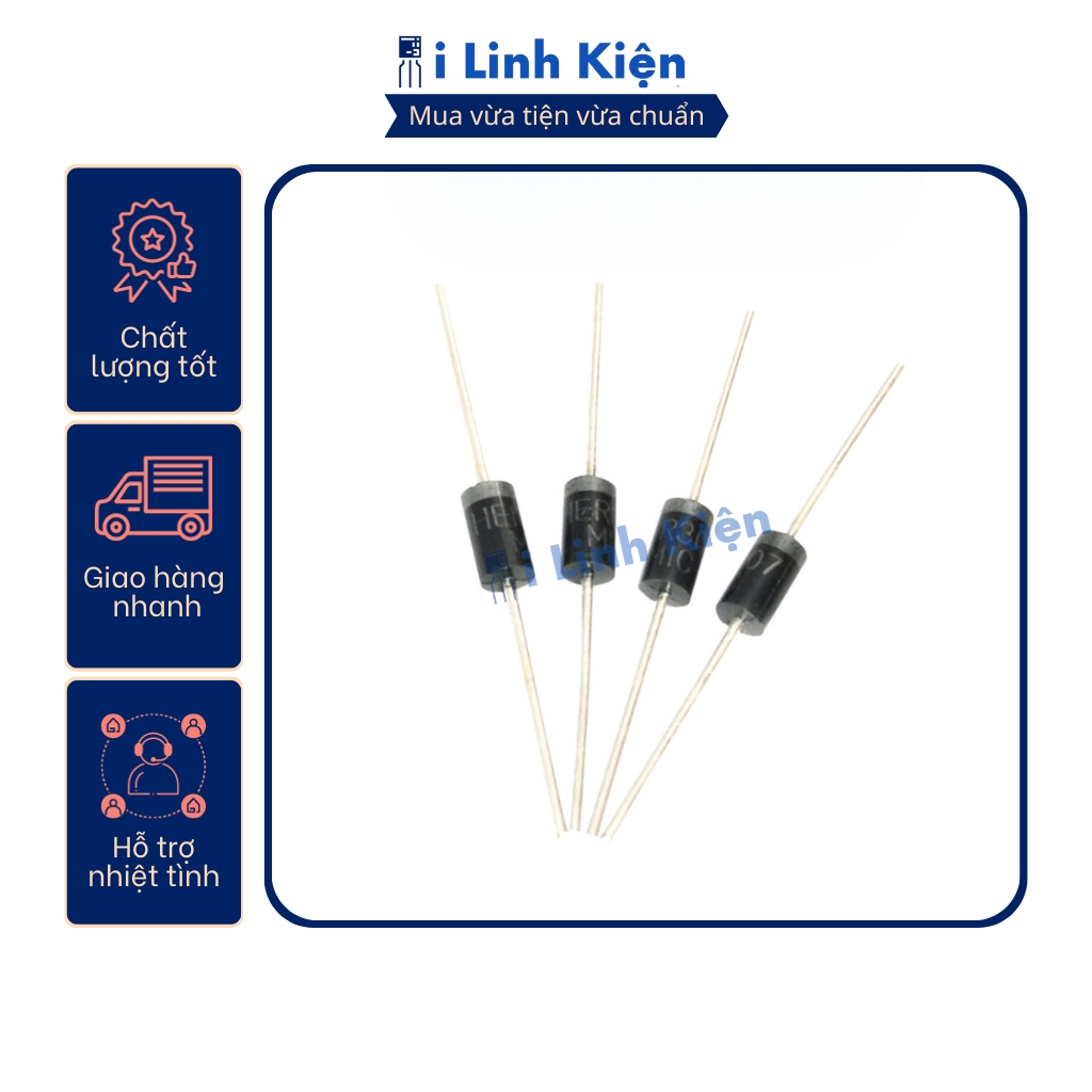 HER308 Diode xung 3A 1000V loại tốt