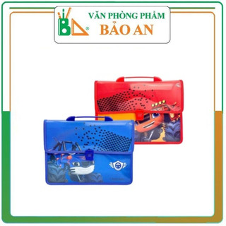 Cặp học thêm 2 ngăn the car classmate hình ngộ nghĩnh, chất liệu nhựa nguyên sinh an toàn cl-sb308