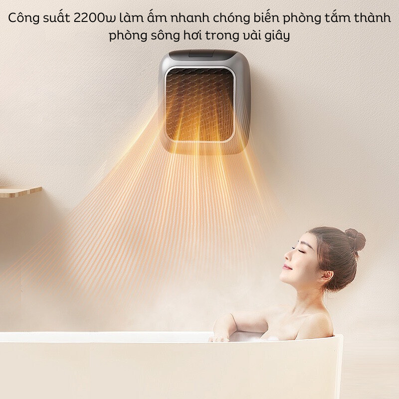 Máy Sưởi Treo Tường Nhỏ Gọn Tiết Kiệm Năng Lượng Tiện Lợi Cho Gia Đình Phòng Tắm Và Văn Phòng