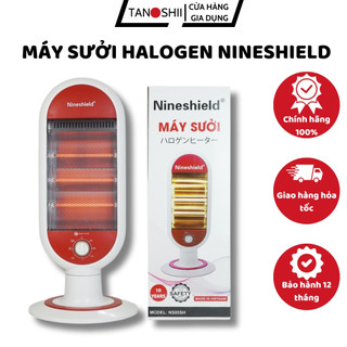Máy sưởi Halogen Nineshield Chính Hãng Nhật Bản Không Khô Da, Làm Ấm Cực Nhanh