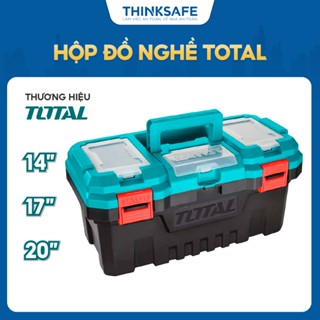 Thùng đồ nghề Total chất liệu nhựa PP,  thùng đựng đồ khóa nhựa và khóa kim loại, Hộp đựng đồ nghề đựng dụng cụ