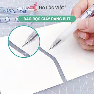 [DAO RỌC GIẤY DẠNG BÚT - SIÊU HOT] Dao rọc giấy dạng bút siêu an toàn và tiện tợi với lưỡi dao sắc bén, không rỉ sét