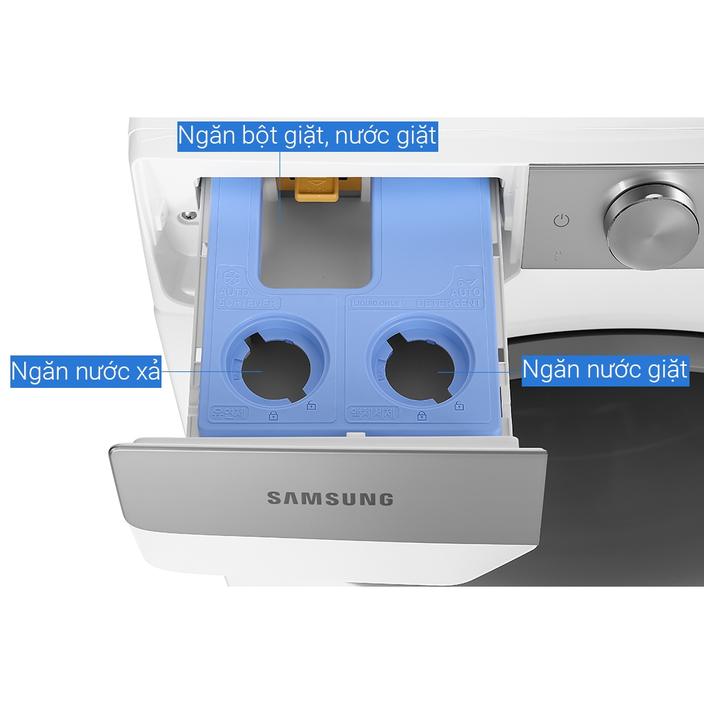 Máy giặt Samsung Inverter 10kg WW10TP44DSH/SV - Miễn phí giao + lắp Toàn Quốc