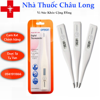 Nhiệt kế điện tử Omron Digital Thermometer Model MC-246 hỗ trợ đo thân nhiệt nhanh và an toàn