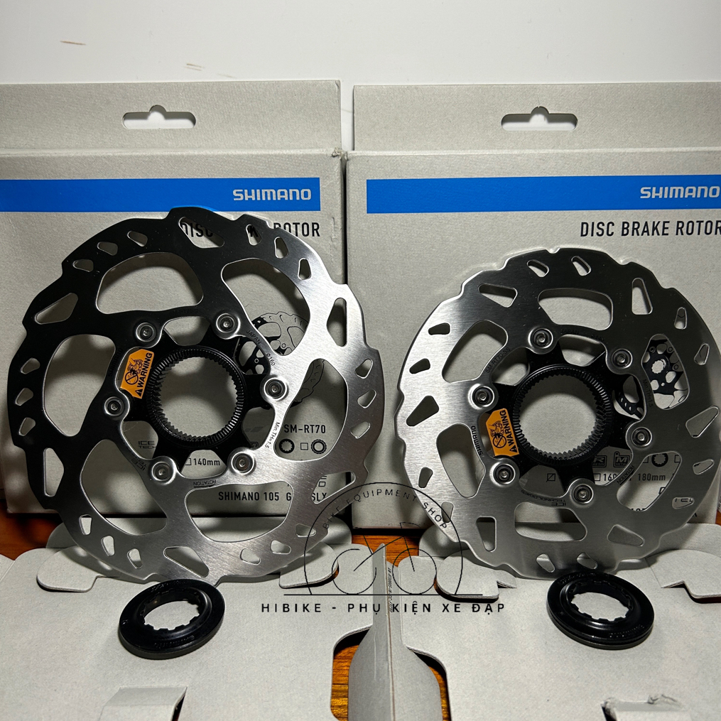 ĐĨA PHANH XE ĐẠP SHIMANO SM-RT70 CENTER LOCK ĐĨA THẮNG SHIMANO