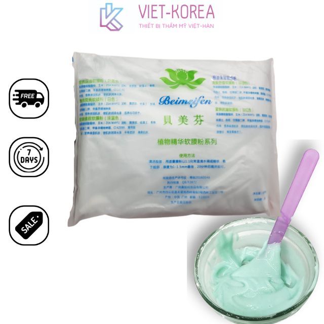 Mặt nạ bạc hà tuyết lạnh 1kg, mặt nạ dẻo đắp mặt spa