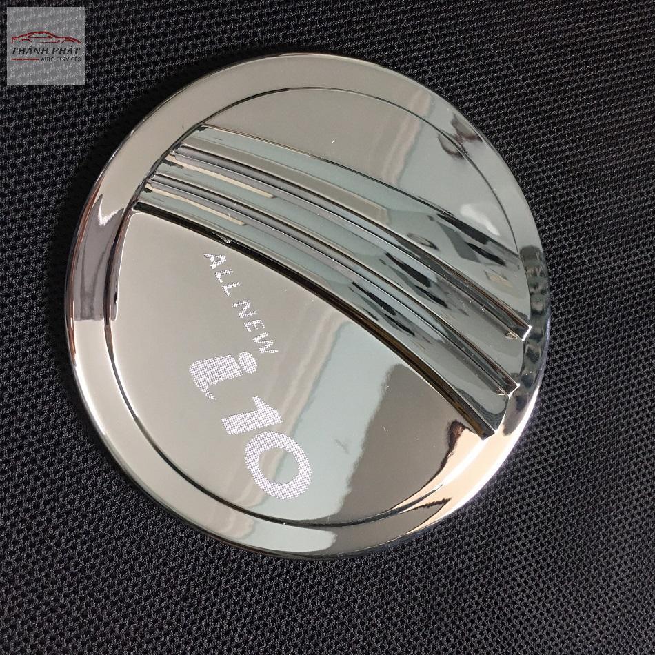 Ốp nắp bình xăng xe Grand i10 Sedan đời 2017-2020 Mạ Crome cao cấp
