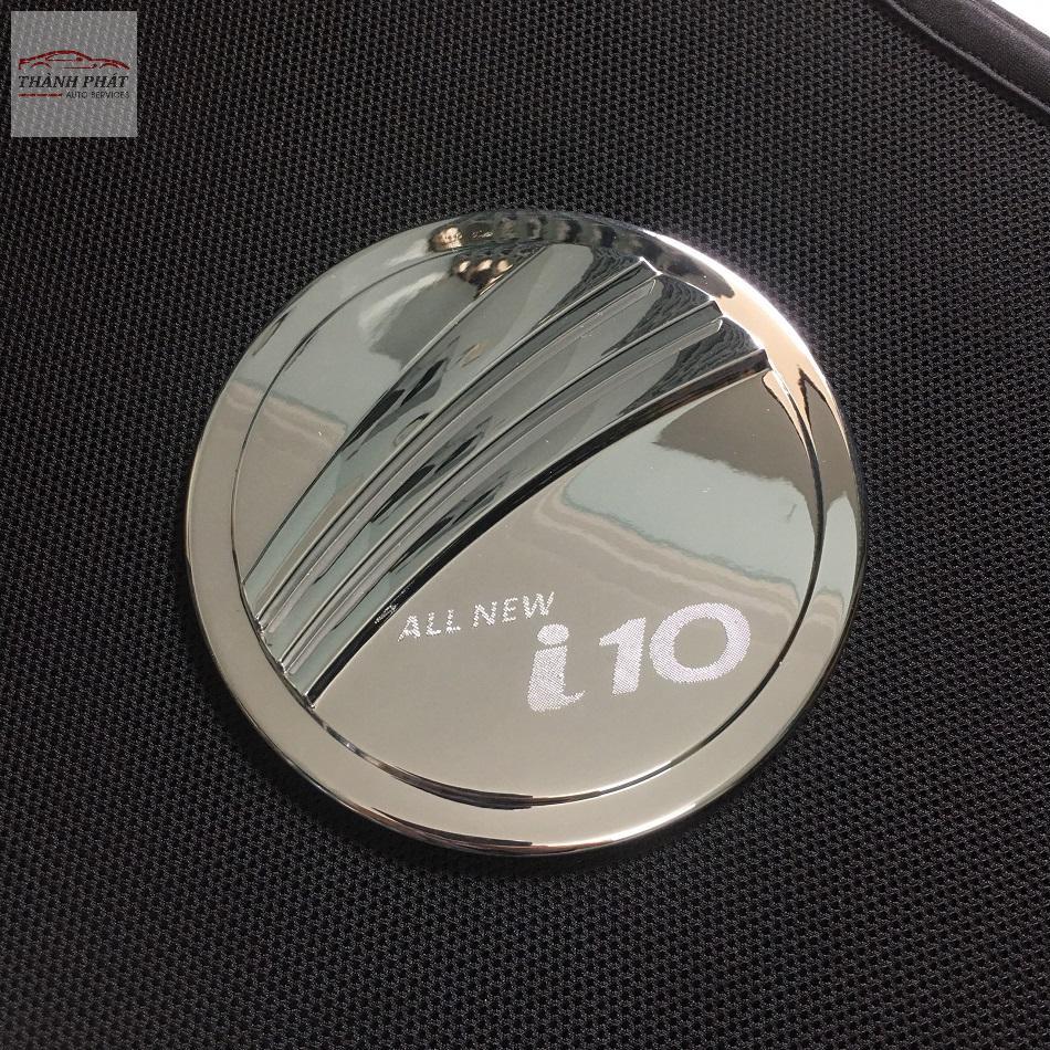Ốp nắp bình xăng xe Grand i10 Sedan đời 2017-2020 Mạ Crome cao cấp