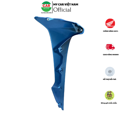 Cánh yếm bên trái - bửng yếm HONDA WAVE A110 năm 2021-2022 màu Xanh ngọc. 64770K89V50ZB