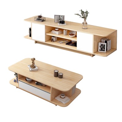 [Giao lắp tại TP.HCM] Kệ Tivi, Bàn Trà Bo Góc Hiện Đại Trang Trí Phòng Khách, Phòng Ngủ SIB Decor TV10