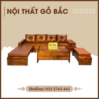Trọn bộ bàn ghế sofa chịu lực tốt, chất liệu bền chắc, thiết kế kiểu dáng hiện đại, kích thước 2m8x2m