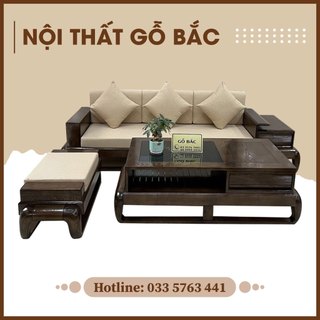 Sofa văng đơn chất liệu gỗ tự nhiên cao cấp, độ bền cao, màu sắc đẹp mắt, tinh tế, thiết kế sang trọng