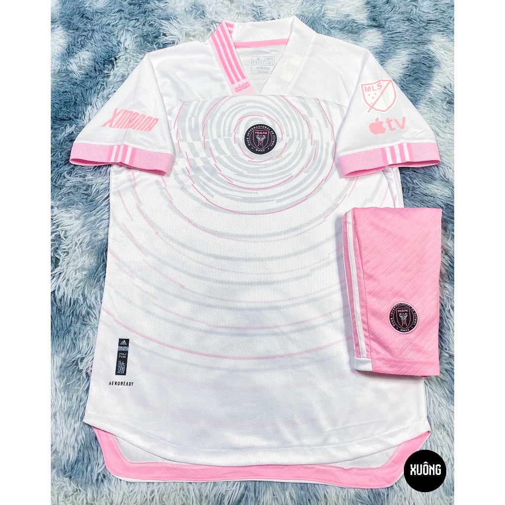 Bộ áo bóng đá inter Miami super hàng thailand 2023-2024 Giống thi đấu