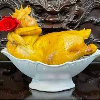 Bát thuyền đựng gà cúng gốm sứ bát tràng cao cấp