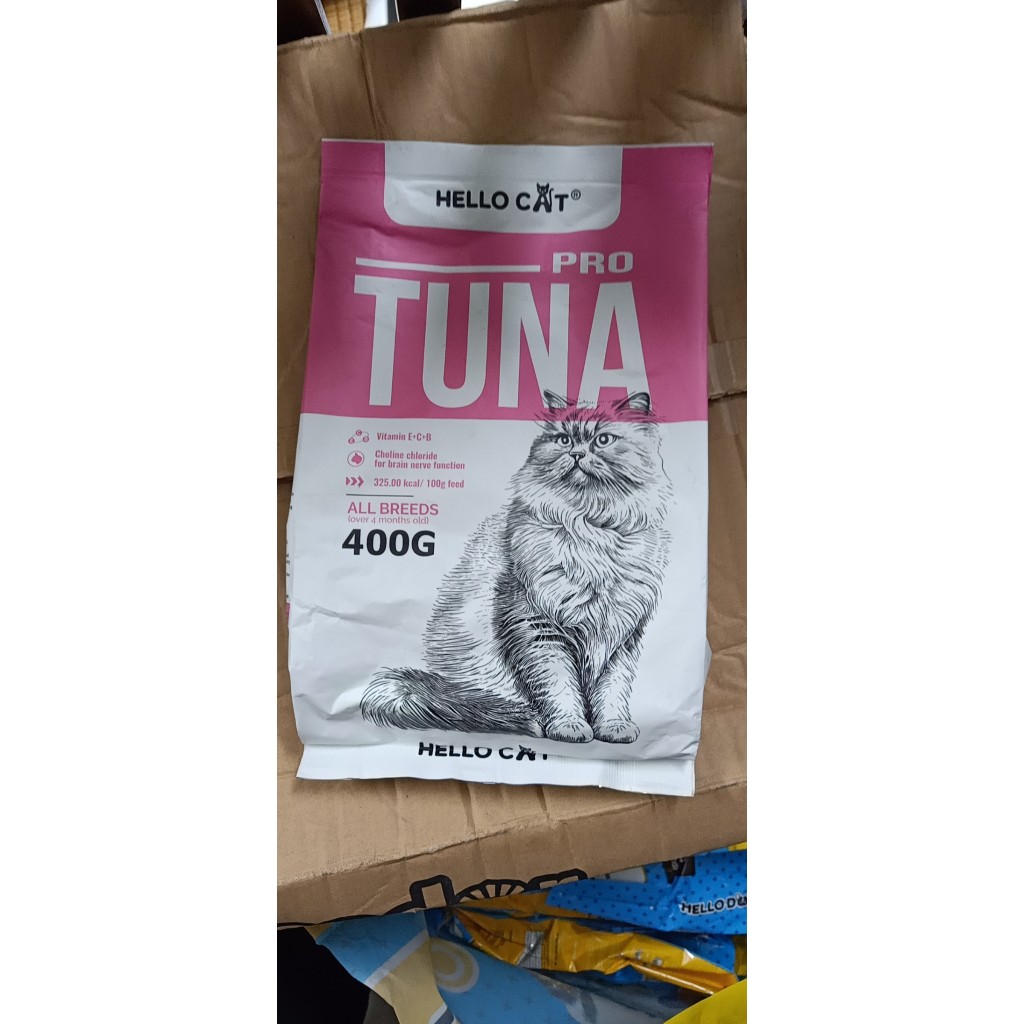 Thức ăn khô mèo Hello Cat 400g