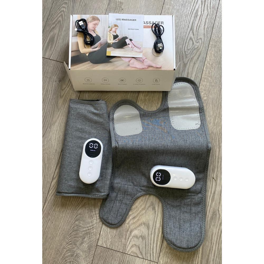 Máy massage bắp chân, bắp tay, đùi, chườm nóng hồng ngoại, giảm đau mỏi, tê bì, lưu thông khí huyết sau chạy bộ, đi bộ