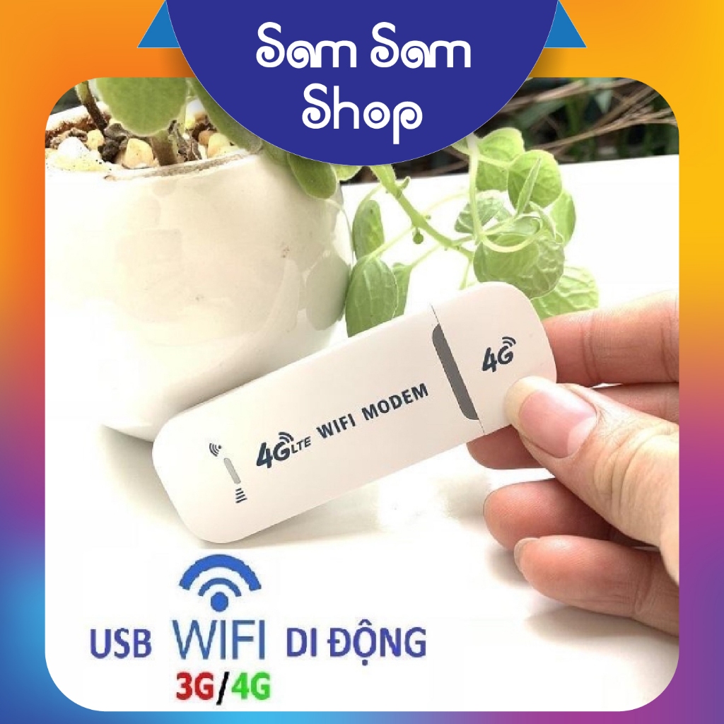 CỤC PHÁT WIFI USB 4G LTE HÀNG NHẬP KHẨU - TỐC ĐỘ CAO - Dùng được đa mạ