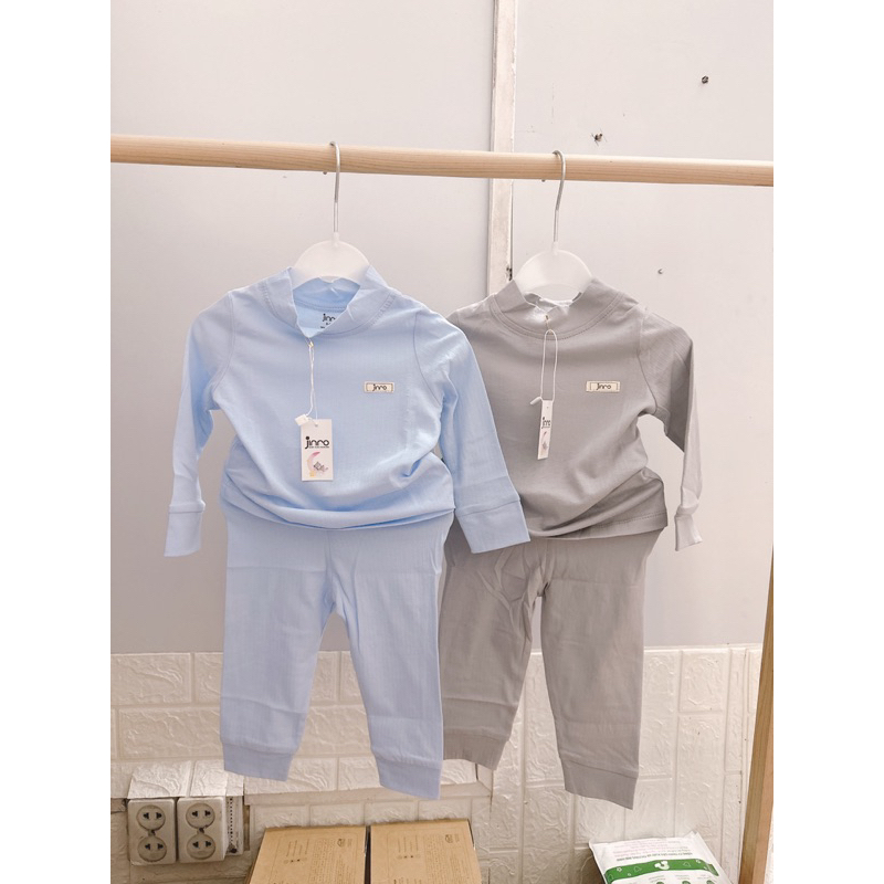 Bộ dài cổ 3p Jinro chất cotton cho bé trai bé gái