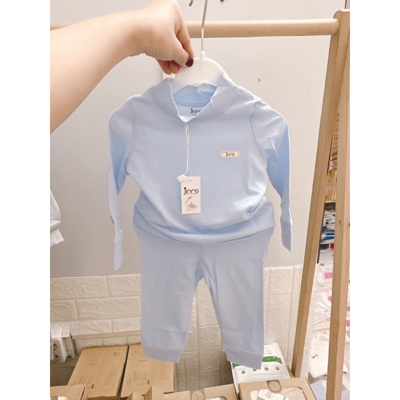Bộ dài cổ 3p Jinro chất cotton cho bé trai bé gái