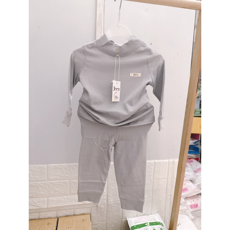 Bộ dài cổ 3p Jinro chất cotton cho bé trai bé gái