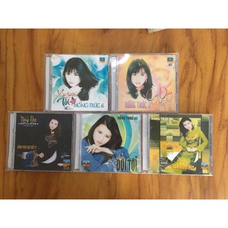 Bộ 5 đĩa cd nhạc trữ tình hồng trúc vol 6,7,8,9,10 - phôi phono