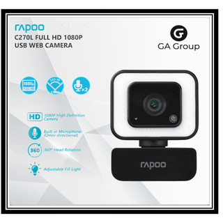 Webcam rapoo c270l độ phân giải full hd 1080p