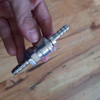 Bộ nối nhanh khí nén mạ kẽm đuôi chuột 8mm